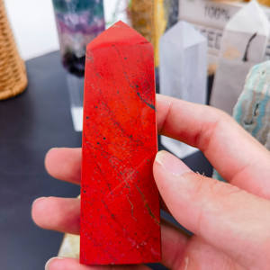 Venta al por mayor de fábrica, artesanía de cristal Natural de alta calidad, mezcla de piedra de meditación, Material, torre de tetraedro para regalo - Product Image 4