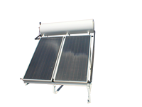 Système de chauffage de panneau d'eau chaude solaire collecteur pénal plat de secours électrique divisé