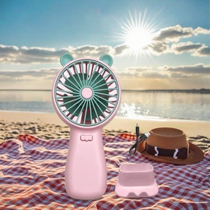 Ventilateur portable USB de bureau rechargeable 2025, mini-ventilateur de poche pliable pour usage extérieur, idéal pour les hôtels - Product Image 1