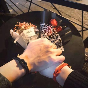 Accesorios de pareja de familia de estudiantes, pulsera trenzada de cuerda roja Simple, pulsera significativa de 12 zodiacos, regalos para mujeres - Product Image 2