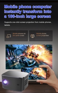 โปรเจคเตอร์ภาพยนตร์สำหรับใช้ในบ้านแบบพกพา รองรับ 4K ความละเอียด Native 1080P พร้อมระบบโฟกัสอัตโนมัติ Keystone  ผ่าน WiFi 6  ได้รับอนุญาตอย่างเป็นทางการจาก <span class=keywords><strong>Netflix</strong></span> - Product Image 6