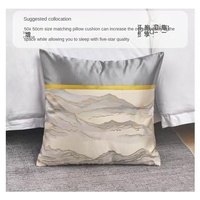 Drapeau de lit en tissu d'hôtel personnalisable lumière luxe avancé sens drap de couverture taie d'oreiller et housse de couette ensembles pour famille d'accueil et hôtels