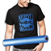 Seaart T-shirt Vêtements Textile PVC HTV Logo Lettres Fer Sur Presse À Chaud Vinyle
