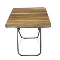 Table pliante, table à manger pour la maison, table de restaurant, location de chambre, table carrée pliante simple et portable