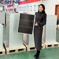 Panneau solaire monocristallin Cishine petit format 12V 24V 36V personnalisé 50W 100W 150W 200W 250W 300W pas cher
