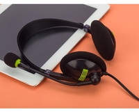 Casque de bureau SY440MV avec câble en cuivre pur, micro omnidirectionnel et transducteur de 30 mm pour centre d'appels et service client