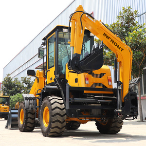 Livraison gratuite mini chargeuse <span class=keywords><strong>pelleteuse</strong></span> excavatrice tracteur nouveau rétroexcavadora chargeuse <span class=keywords><strong>pelleteuse</strong></span> 4x4 chargeuse sur pneus - Product Image 5