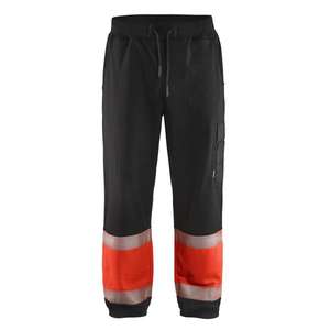 BLAKLADER - 154925269955L Pantalon sweat haute visibilité Noir/Rouge-EAN 7330509620434 HI-VIS WORKWEAR - Product Image 1