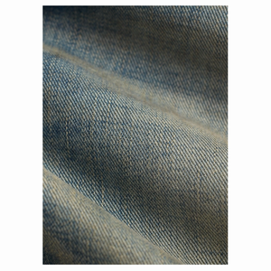 <span class=keywords><strong>Jeans</strong></span> da <span class=keywords><strong>Uomo</strong></span> a Gamba Dritta in Denim Pesante Selvedge, Vita Alta, Lavaggio Vintage, Blu Classico - Product Image 3