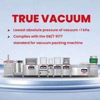 Machine d'emballage sous vide automatique à chambre unique KUNBA DZ400 pour aliments, sacs en plastique, viande, usage commercial