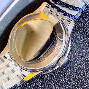 Montre mécanique de luxe pour hommes, en acier inoxydable, mouvement mécanique rétro, grand cadran, étanche, calendrier, chronométrage d'aviation - Product Image 5