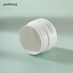 Large capacity PET screw <b>cap</b> cream jar 200g/250g, white wide mouth face cream & body <b>scrub</b> jar, empty cosmetic container - Product Image 4