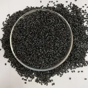 Polyamide Pa66 Black Color PA66 Compounding Polyamide PA66+GF50 Plastic Granules