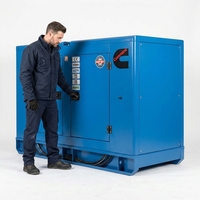 Volant d'inertie gratuit pour groupe électrogène diesel 30KVA 25KVA 1500 tr/min Type silencieux Châssis ouvert Démarrage automatique ATS Stamford 50Hz Usage commercial