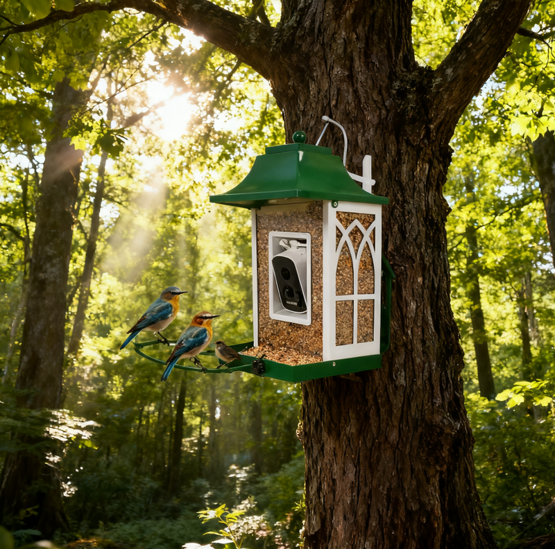 Solar Powered Smart Bird Feeder Camera