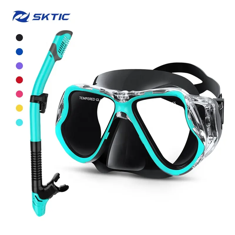SKTIC Neue Unterwasser tauch ausrüstung Maske Brille Schnorchel maske Gesichts maske zum Schwimmen und Tauchen