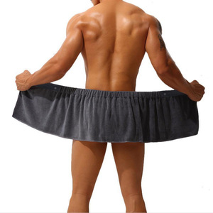 King Mcgreen Star Shorts Sexy da <span class=keywords><strong>uomo</strong></span> asciugamano da bagno morbido con apertura laterale in pigiama asciugamano per nuoto morbido da spiaggia - Product Image 5