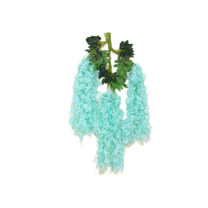 Fleurs artificielles de glycine, branche unique, décorations florales en plastique pour mariage, suspension au plafond, utilisation intérieure et extérieure - Product Image 4