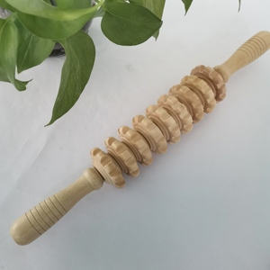 Rouleau de massage corporel en bois de haute qualité à 9 billes, anti-cellulite, amincissant, relaxant, pour usage quotidien - Product Image 5