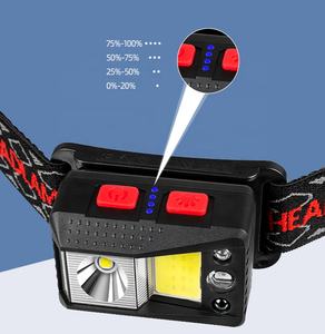 Lampe frontale LED rechargeable étanche IP54 5000K lumière du jour pour le camping et les activités de plein air - Product Image 5