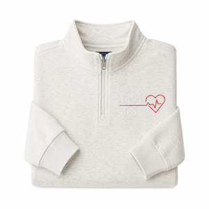 <span class=keywords><strong>Felpa</strong></span> Invernale Personalizzata RN <span class=keywords><strong>con</strong></span> Ricamo a <span class=keywords><strong>Cuore</strong></span> EKG, Regalo per la Settimana dell'Infermiera, <span class=keywords><strong>con</strong></span> Zip a Quarto - Product Image 6
