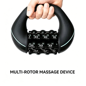 Mini Masajeador de Rodillos Percusivos con 24 Nodos de Masaje para Relajación Muscular Profunda y Recuperación Corporal - Product Image 2