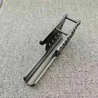 Support de montage latéral rapide en aluminium noir RM-001 pour lunette de visée avec accessoire lampe torche pour la chasse, la randonnée et le tir