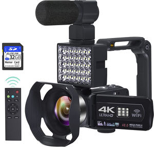 Caméra vidéo <span class=keywords><strong>YouTube</strong></span> pour vlog IR Vision nocturne UHD 4K Webcam 48MP 16X caméscope numérique - Product Image 6