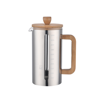 Cafetière à presse française haut de gamme 1000ml épaisse et durable 304 Pot de presse à café en acier inoxydable de qualité alimentaire