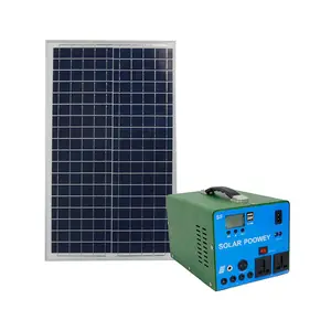Meilleure Vente Usine approvisionnement portable générateur solaire 500W d'énergie solaire à usage domestique station 220V générateur d'énergie solaire