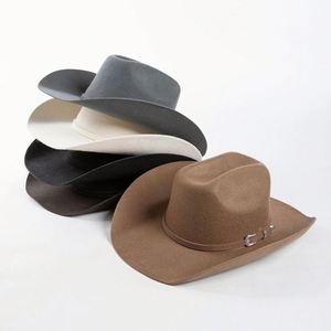 Chapeaux de cowboy décontractés de luxe en gros, noirs, personnalisables, unisexes, pour hommes et femmes, pour fêtes, affaires, pêche, activités de plein air, quatre saisons - Product Image 1