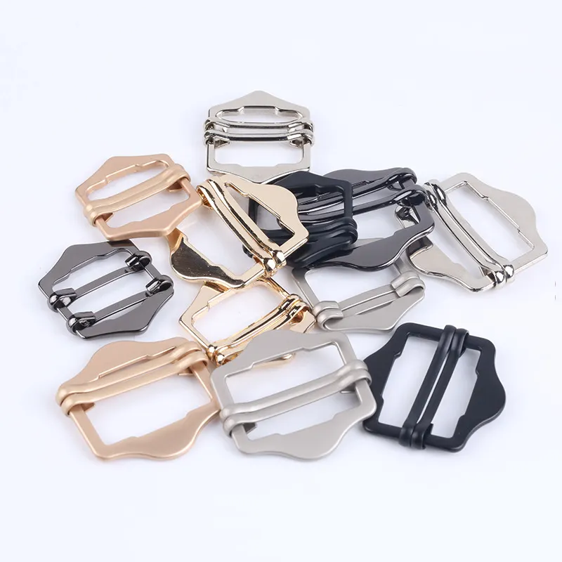 High quality good plating Activity adjustment school bag buckle mirror glossy clothing windbreaker accessories garment buttons