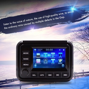 Gauge-hole Digital Media 303A Marine <b>Stereo</b> Audio Radio <b>System</b> With 5" TFT Touch Screen - Product Image 4