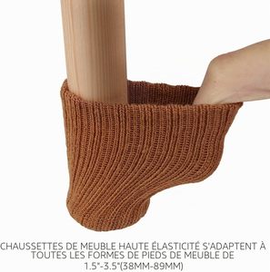 Protège-pieds de chaise, protections de sol pour pieds de meubles, chaussettes pour pieds de table - Product Image 2