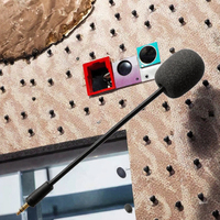 Microphone à perche détachable 3,5 mm avec communication sans fil, remplacement de casque et microphone en métal pour casque Turtle Beach