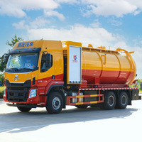 Camion de traitement des eaux usées Dongfeng Jincheng 12 mètres cubes, transmission automatique, Euro 6, essence <150 ch