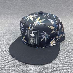 Gorra de Béisbol GoodHomePOPARTXOXO Hip Hop Unisex de Satén con Visera Plana y Patrón Bordado, Protección Solar - Product Image 1