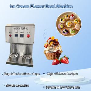 Machine <span class=keywords><strong>semi</strong></span>-automatique professionnelle pour la fabrication de cornets de crème glacée en forme de bol profond, production Malaisie - Product Image 1