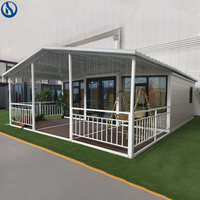 Maison conteneur extensible Honlu 2026 à double étage avec panneaux sandwich isolés pour hôtel, villa ou complexe hôtelier