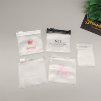 Petits sacs d'emballage en plastique givré pour bijoux avec impression personnalisée sacs à fermeture éclair en gros avec logos mini pochette à fermeture éclair et fermeture éclair pour boucles d'oreilles
