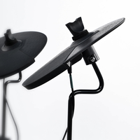 Practice Bass Cymbal Musical Instrument Percussion Kit for Beginner Electric Snare Pad Electronic Drum Set