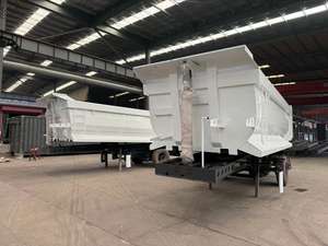 Prix d'usine 2-6 <span class=keywords><strong>essieux</strong></span> 40-120 tonnes Suspension pneumatique côté inclinable arrière Camion de transport robuste Semi <span class=keywords><strong>remorque</strong></span> à benne <span class=keywords><strong>basculante</strong></span> à vendre - Product Image 6