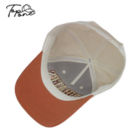 Gorra Deportiva Unisex de Dos Tonos con Letra Bordada en 3D, Estilo Americano, Visera Curva, Cierre a Presión, 100% Sarga, Deportiva