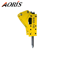 AORIS Marteau brise-roche hydraulique de haute qualité pour toutes sortes d'excavatrices