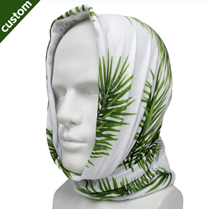 Cache-cou intégral personnalisé Skida, double couche, léger, respirant, pour enfant, homme, femme, épais, hiver, extérieur, motif floral léopard - Product Image 5