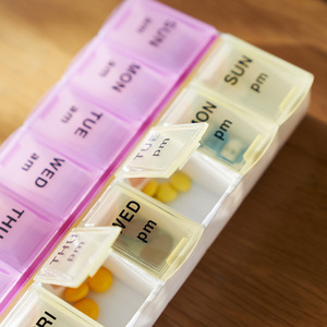 Pill Storage Case 14 Compartments Weekly Organizer Portable Medicine Box With Cover For Daily Use - Product Image 4