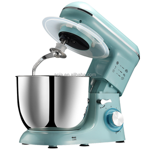 Batteur sur socle professionnel 5L 1300W avec <span class=keywords><strong>fouet</strong></span>, crochet pétrisseur et batteur planétaire 6 vitesses, système de mélange planétaire, robot culinaire CE - Product Image 4