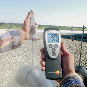 เทอร์โมมิเตอร์วัดอุณหภูมิแบบสัมผัสความแม่นยำสูงแบบช่องเดียว <span class=keywords><strong>Testo</strong></span> <span class=keywords><strong>925</strong></span> สำหรับงานอุตสาหกรรม - Product Image 3