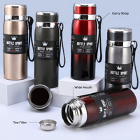 Coffrets Cadeaux Portables Isothermes Modernes en Acier Inoxydable 316 Grande Capacité, Écologiques, Imprimés en 3D, avec Séparation Thé/Eau, Marque Silverbox