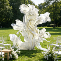 Décor de scène de mariage de luxe blanc pur, installation de photomaton, décoration de banquet d'hôtel, accessoire pour fête d'anniversaire et fiançailles